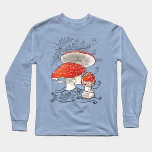 Amanita in the Winter Long Sleeve T-Shirt